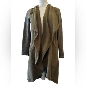 Longline two tone cardigan/jacket
